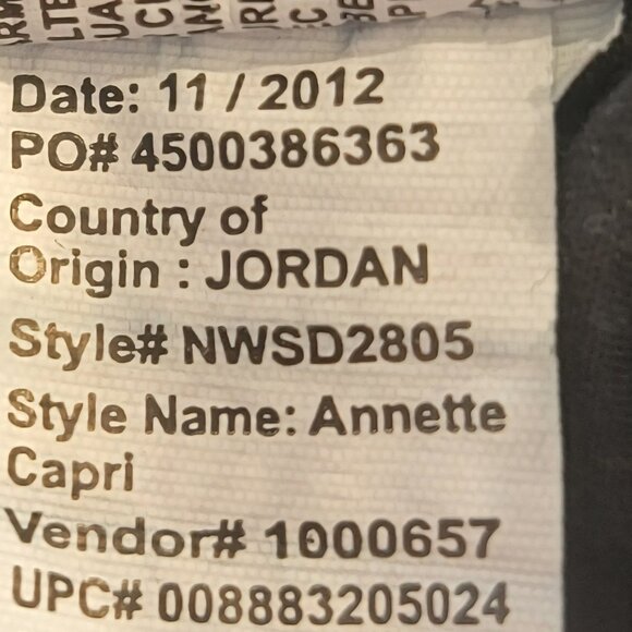 Nine West Women Date Night Jeans 30/10 Med. Wash Capri Bling Pockets Contrasting - Picture 15 of 15